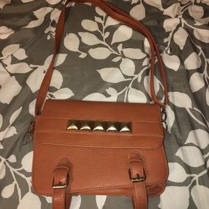 Brown leathered purse